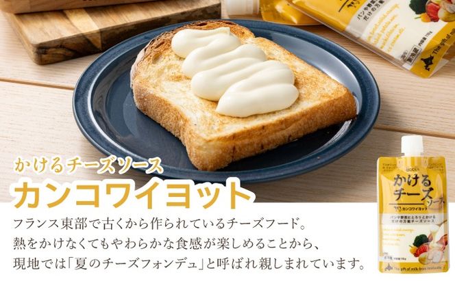 北海道 牧家 Bocca かける チーズ ソース カンコワイヨット 3個 セット 乳製品 フォンデュ