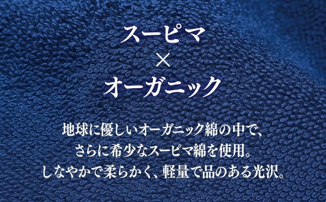 099H2470 高級泉州タオル ラガマフィン フェイスタオル ネイビー 3枚【国産 日用品 上質 タオル 国内製造】