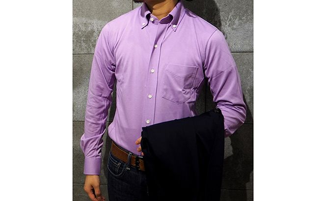 丸和繊維工業 INDUSTYLE TOKYO 動体裁断 シャツ ラベンダー ファッション 「すみだモダン」 