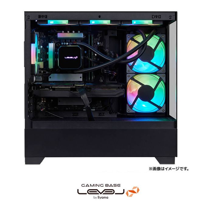 パソコン工房 4年間物損保証 ミニタワーゲーミングPC Core Ultra 7/5070/ピラーレス/No.266 322032_EE129