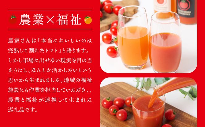 八代産完熟ミニとまとジュース 720ml（赤） 500ml（白） 2本セット トマト ミニトマト 完熟 ジュース 飲料 野菜 熊本県 八代市
