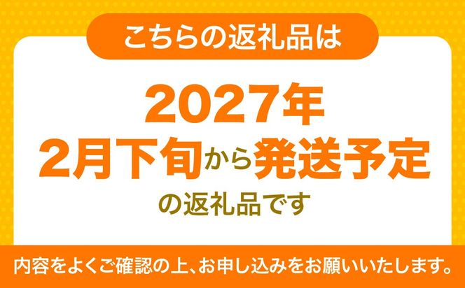 【先行予約】産地直送！愛媛県産せとか（訳あり） 3kg（2027年2月下旬から発送予定） IKTF005