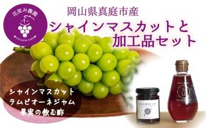 【2026年先行予約】花笑み農園 岡山の『シャイン&ラムピオーネジャム&飲む酢』S-JN【hana088-01】