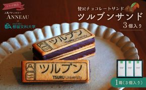 BK001　ツルブンサンド3個入(チョコレート菓子)