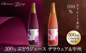 100%ぶどうジュースデラウェア&甲州　4本セット(各2本) 322032_CL004