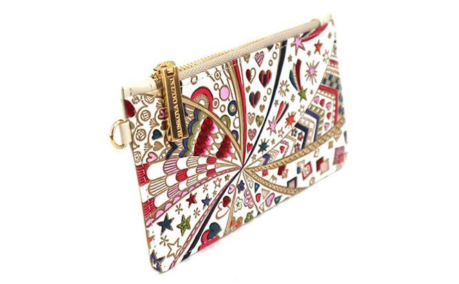 【文庫屋大関】すっきりカードケース　グロッシーハート【皮革工芸品】 ファッション小物 雑貨 フラグメントケース 小銭入れ付き 収納 スマート 日本製 