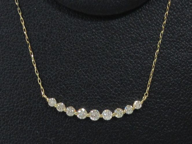 K18YG 0.30ctダイヤペンダント SWCB014-yg