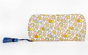 【文庫屋大関】メガネケース　ポッピンソーダ【皮革工芸品】 ファッション小物 民芸品 