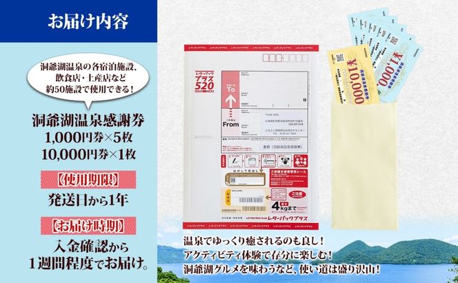 洞爺湖温泉感謝券 15000円 分 金券 クーポン 洞爺湖 湖 温泉 リゾート 有珠山 火山 自然 花火 イルミネーション 旅行 観光 宿泊 施設 北海道 