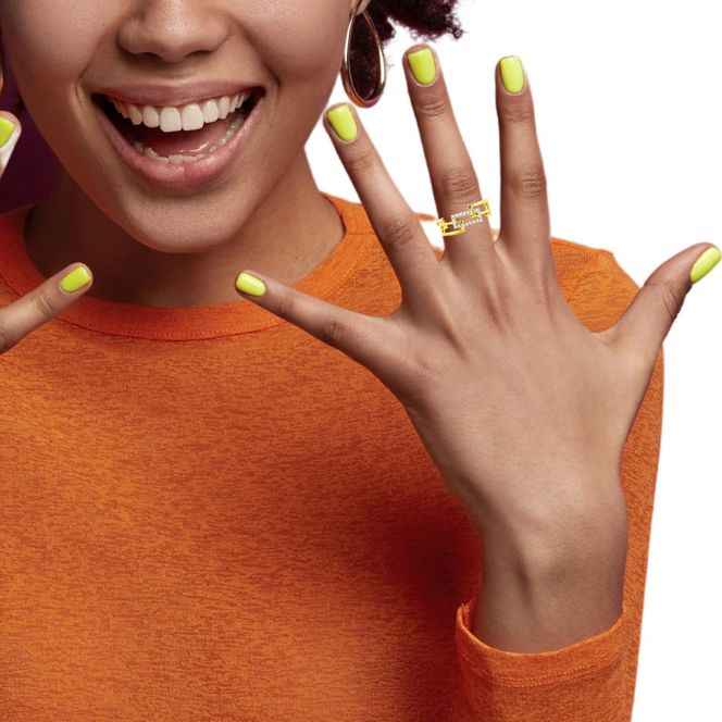 K18 チェーンリンクリングDIA0.1CT RADR-6937DI-Y 188-141