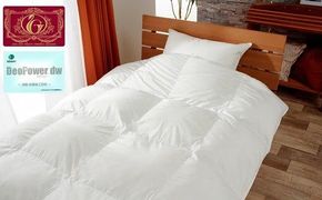 【15-1】臭いの少ない羽毛布団キングサイズ（エクセルゴールドラベル）