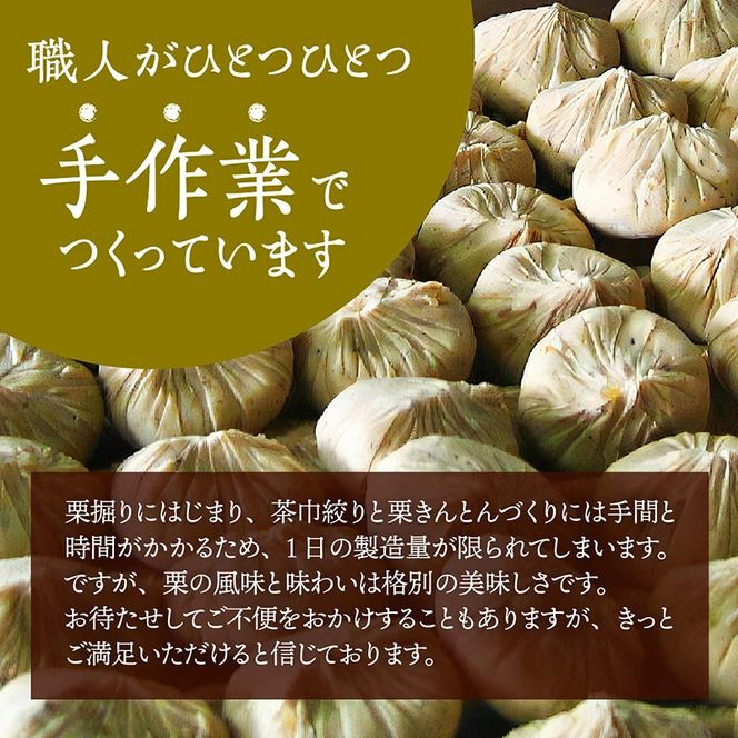 中津川銘菓：栗きんとん26個（10個入×2箱+6個入×1箱）[秋季限定] 信玄堂 【11月お届け】 F4N-2883