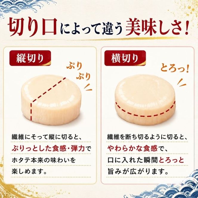 北海道産 冷凍 帆立貝柱 500g (18玉前後) ホタテ ほたて 玉冷 魚貝類 