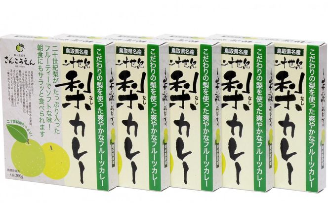 二十世紀梨カレー 180g×5個セット 312011_BU006