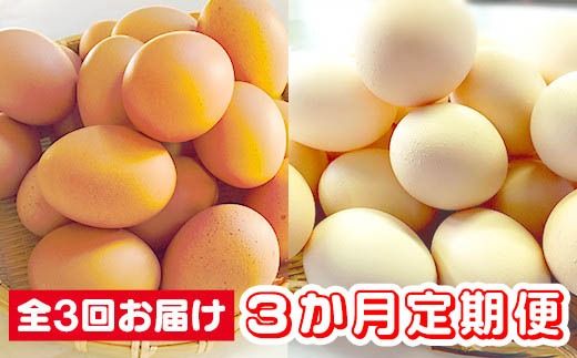 【３か月定期便】ひまわりたまご紅白セット 月１回（全３回）３か月セット ※破卵補償  卵 鶏卵 玉子 大容量 お試し おためし