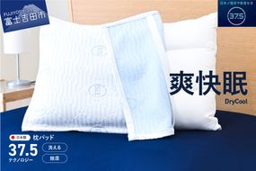 【爽快眠】DryCool 枕パッド 日本製 洗える 除湿 クール 快適 寝具 枕カバー ピローカバー DryCool 山梨 富士吉田