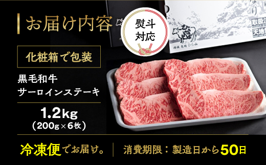 訳あり 京都産黒毛和牛(A4,A5) サーロインステーキ 200g×6枚 計1.2kg 京の肉 ひら山 厳選≪緊急支援 和牛 牛肉 亀岡牛 京都肉 国産 京都 丹波産 ふるさと納税 ステーキ ふるさと納税牛肉≫