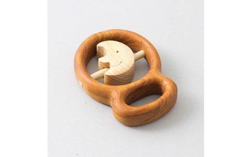 【CF-R7hbk】YKS018　山のくじら舎 赤ちゃんの宝石箱(箱入)おつきさま 木製 玩具 セット つみ木 歯固め コロコロ ギフト 包装 ラッピング プレゼント 贈り物 贈答 出産祝い 誕生日祝い のし 熨斗対応 高知県産