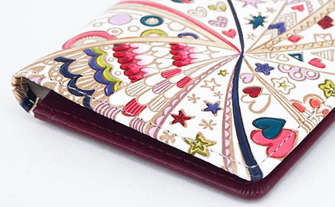 パスケース グロッシーハート 文庫屋大関 名刺入れ カードホルダー 名刺ケース 名刺ホルダー カード入れ 定期入れ 定期ケース 雑貨 生活雑貨 小物 革小物 革製品 本革 日用品 民芸品 工芸品 東京 東京都 墨田区