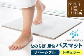 足快バスマット　レギュラー（リバーシブル） 珪藻土 [珪藻土マット お風呂 足ふきマット 石 速乾]|csli-080101