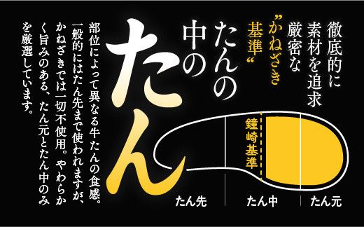 仙台老舗2店舗よりお届け　鐘崎 冷凍生牛たん（塩味・2人前）100g×2＆勝山酒造 純米大吟醸酒 戦勝政宗 041009_ZZ006
