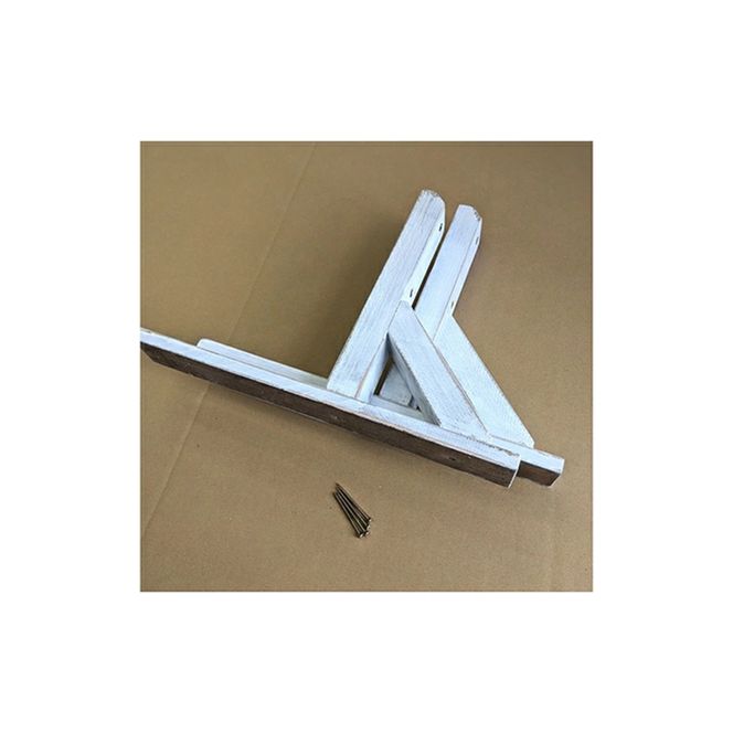 エイジングアンティーク調 フェイク窓のオブジェ　自立固定用スタンド（オプションのみ） ［161P25］ エイジングアンティーク調 フェイク窓 オブジェ 自立固定用スタンド 専用スタンド スタンド エイジング調ホワイト 部材セット オプションのみ 木材 ガーデニング インテリア エクステリア 愛知県 小牧市 送料無料