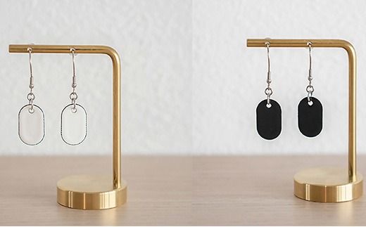 【Unomismo】琺瑯アクセサリー「U字ピアス」