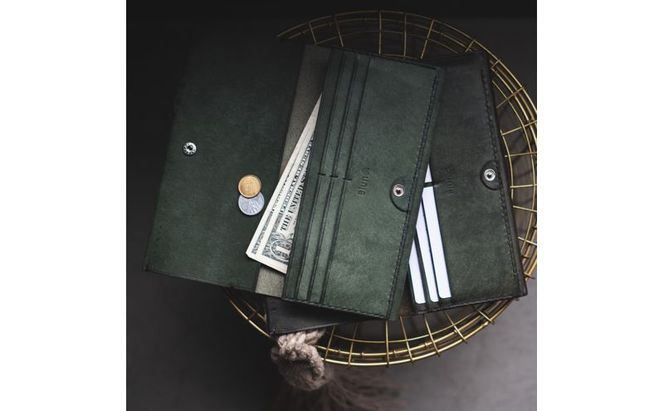 長財布（ne) ファッション小物 イタリアンオイルレザー 