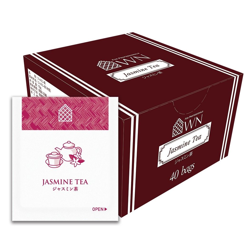 ジャスミン茶 ティーバッグ 40袋×2箱 / 三井農林 / WN ( ホワイトノーブル 紅茶 ) / 緑茶 / ジャスミン / お茶 / 茶 / 静岡県 / 藤枝市