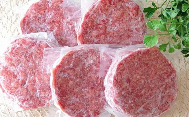 肉質等級最高5ランク「仙台牛」のジューシーハンバーグ5個　【お肉・ハンバーグ・簡単調理・焼くだけ】 041009_BG004
