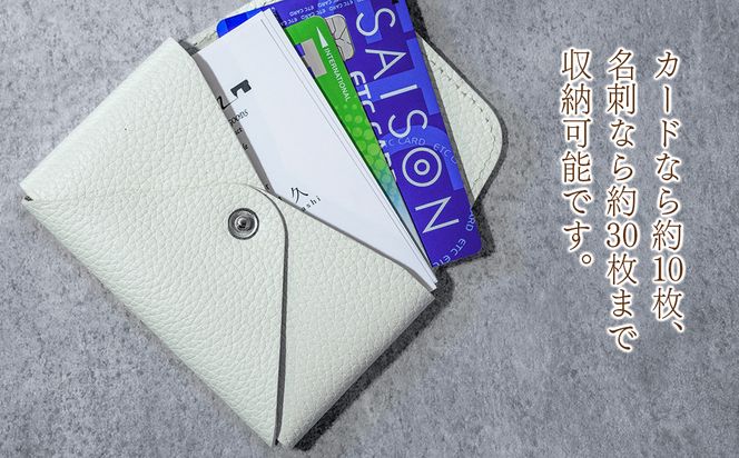 本革 カード 名刺入れ 日本製 レザー 革製品 カードケース Liete vivid 選べるカラー ブラック オーク オレンジ イエロー ネイビー オリーブ