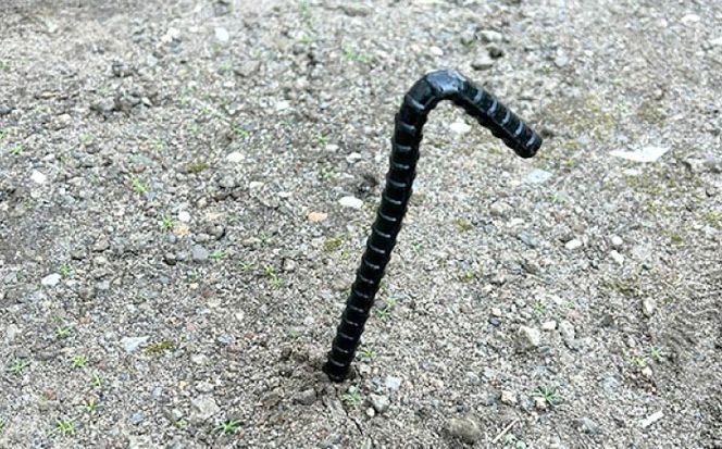 鍛造ペグ 20cm / キャンプ キャンプ用品 ペグ キャンプ場 アウトドア用品 / 南島原市 / 重光刃物鍛造工場[SEJ011]