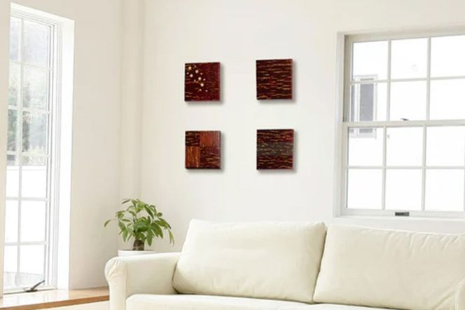 角館樺細工《あゆわら》桜皮細工（かばざいく）市松|02_kdk-460701