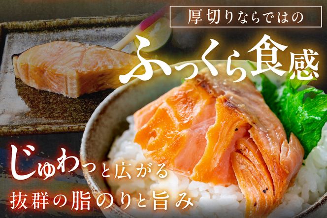 お手軽！絶品！厚切り　塩銀鮭切身 約1kg（プロトン凍結　訳あり　不揃い）　定期便　月1回×3ヵ月　YK00364