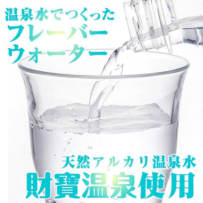 isa378 【定期便3回】財寶温泉 レモン水(500ml×24本×3回・合計72本) レモンフレーバー ペットボトル カロリーオフ 天然アルカリ温泉水 使用 レモン 果汁 エキス使用 鹿児島県 伊佐市 で製造 甘さ控えめ 水分補給【財宝】