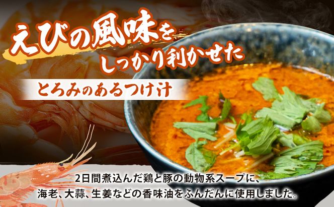 中華そば 坂井田 海老辛つけ麺 4食 セット ラーメン 麺 冷凍 生麺 スープ らーめん コシ コク 拉麺 海老 えび エビ 辛い お取り寄せ ギフト 名店の味 送料無料 岐阜県 安八町