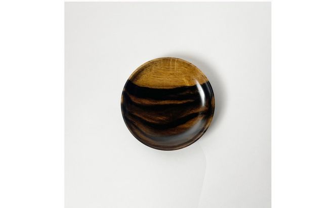 黒柿　豆皿　１枚　（9.5cm） 322032_BG041