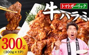 005A811-1 【新登場】トマトガーリック 牛ハラミ 300g【お試し 牛肉 はらみ 小分け 焼肉 お弁当 BBQ 訳あり ワケアリ わけあり サイズ不揃い 規格外 TVで話題】