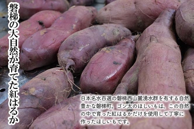 【予約】磐梯町産【紅はるか】使用　ゴン太のほしいも　干し芋 しっとり ねっとり 個包装　900g（90g×10袋）