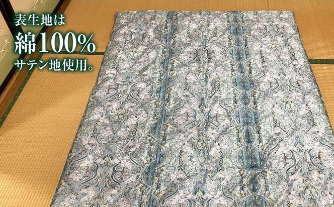 【柄と色が選べる】【手づくり】純綿 掛けふとんロングサイズ 約3.3kg入 150×210cm | 寝具 掛け布団 和掛けふとん ふとん 布団 手作り