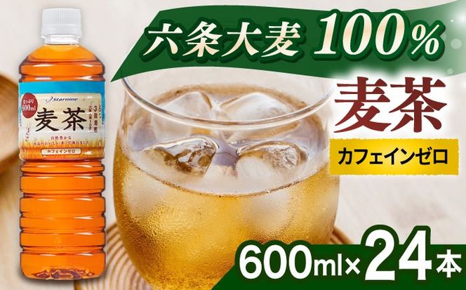 麦茶 600ml × 24本 糸島市 / スターナイン お茶 ペットボトル [ARM005] お茶 ペットボトル 500ml 24本 麦茶 国産 ノンカフェイン 常温