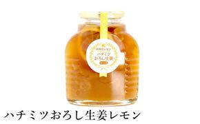 ハチミツおろし生姜レモン 500ml / はちみつ 国産 蜂蜜 ハチミツ 兵庫県産 こうのとり生姜 淡路島産 レモン ノーワックスレモン ショウガオール お湯割り 炭酸割り はちみつジンジャースカッシュ 温活 しょうが ショウガ 生姜  ジンジャー