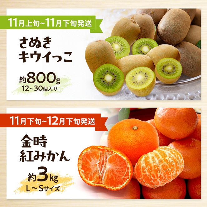 讃岐のフルーツ8回定期便【A】【香緑キウイ】【デコポン】【さぬきひめ苺】【なつたより(びわ)】【さぬきの桃】【さぬきゴールドキウイ】【さぬきキウイっこ】【小原紅早生みかん】