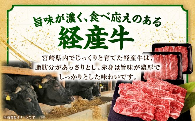 宮崎県産黒毛和牛(経産)肩ローススライス 1kg（500g×2）