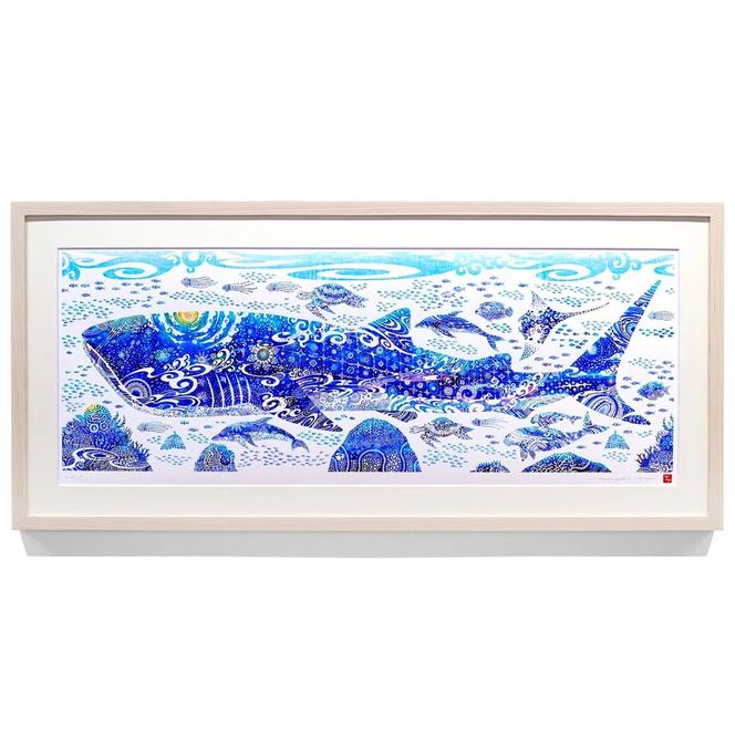 yꌧszmCXg[Vn ^VV w̐E / Blue Worldx zSTCY CeA G A[g   s / yogima office[BCAI014]