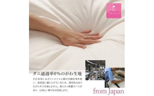 【甲州羽毛肌掛けふとん】手洗いできるロイヤルゴールドホワイトグース93％（シングル～クイーン/アイボリー） 寝具 ふとん 布団 肌掛け 羽毛布団 シングル～クイーン 掛け布団 アイボリー 山梨 富士吉田
