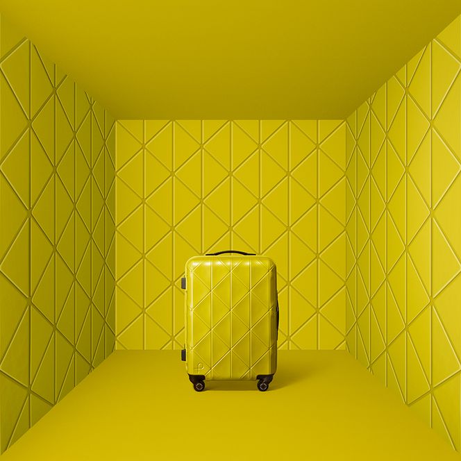 KOHRY2 59 TR 01483 (13 シトラスイエロー) スーツケース 国産 日本製 68L キャリー バッグ キャスターストッパー 旅行 PROTECA 北海道 赤平市