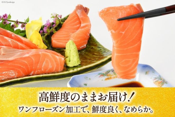 サーモン ノルウェー産 アトランティックサーモン 総重量 1kg (正味重量850g) [カネダイ 宮城県 気仙沼市 20565509]  CF02 魚 魚介類 サーモン 刺身 生食 生 アトランティック アトラン 小分け 冷凍 鮭 さけ 訳あり ノルウェー