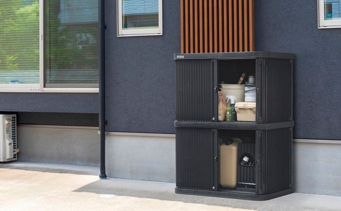 ミニロッカー ML-1200PP ダークグレー 物置 屋外 サビにくい 庭 ベランダ ガーデン 掃除 防災 収納 ストッカー ミニロッカー アイリスオーヤマ おしゃれ
