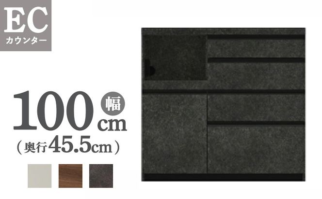 食器棚 カップボード 組立設置 ECA-S1000Rカウンター [No.596]